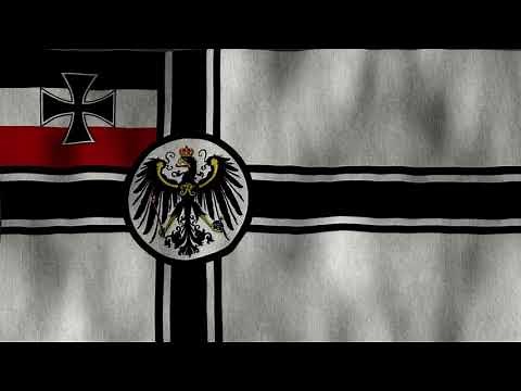 German Empire War Flag Waving (Reichskriegsflagge)