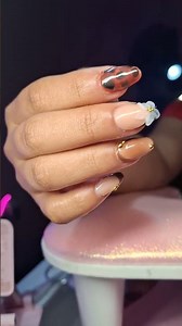 uñita con animales print 🐆 #tutorial #manicure #nailsinspo