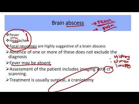 Brain abscess pathology MRCS question solve (CRACK MRCS)