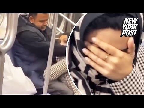 Viral video seemingly shows couple getting freaky on NYC subway: ‘Allah’s so disappointed!’