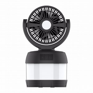 [Hot Item] LED Emergency Light Mini Fan Rechargeable Camping Lantern