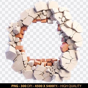 3D Cracked Wall PNG, Cracked Hole Wall Break, Hole in Wall Png, 3D Hole in Cracked Wall Png, Transparent Background [ZC-64] - Etsy Canada