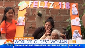 73K views · 591 reactions | The world’s oldest woman has proven age is no barrier, after celebrating her 118th birthday! #9Today | TODAY | Facebook