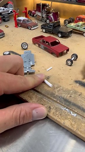 Double tubed axles made the ride height on this @Hot Wheels C10 perfect 👌🏽 It’s surprising how often this works! #hobby #diy #diecast #c10 #chevrolet #hotwheels #DIY #custom #mazda #rx7 #fyp #toycars #toys #toycarcustom #carcustom #c10 #truck #rctruck #rcmodeling | Carthangs