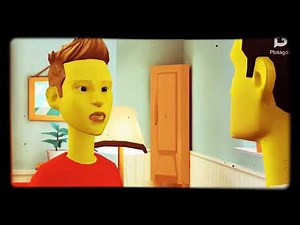 Homer strangling Bart in a nutshell