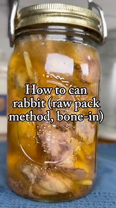 27K views · 215 reactions | Canuary day 18: Rabbit (raw pack method). #canuary #canning #canningandpreserving #canningseason #rabbit | Hannah Easton | Facebook
