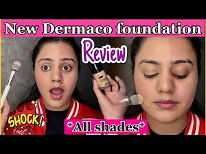 Derma co full coverage foundation Review + Demo | NON SPONSORED | Shocking results😨 | kp styles