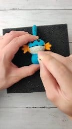 I made mudkip from Pokemon with Satisfying Wool Art | Kai Crafts