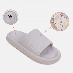 [Hot Item] CE Reach ISO9001 Bronax Joomra Happyflops Exclusive Supplier Pillow Slides Cloud Slippers EVA Design Slippers