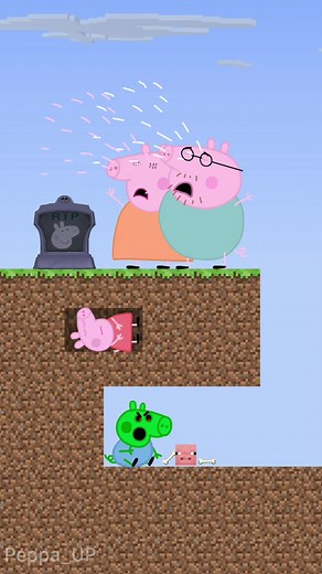 Monster George Saves Peppa — Minecraft Peppa Pig Adventure