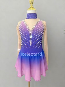 Ocean Fantasy Ice Skating Dress | Girls Competition Leotard | Custom Handmade Figure Skating Costume - Etsy UK
