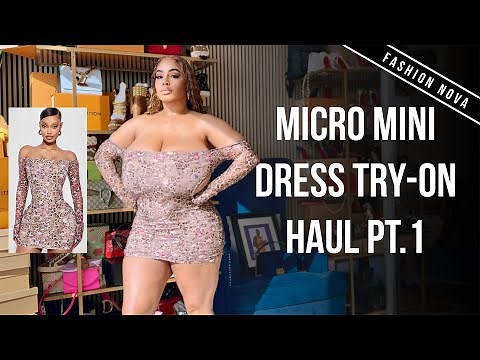 Micro Mini Dress Try-On Haul Pt.1