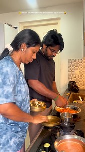 3.8M views · 13K reactions | Couples who almost set the kitchen on fire together, stay together  Have you ever done this? | Madhu & Vignu Diaries | Facebook
