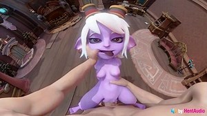 Tristana League Of Legends Being Used 3D Animation With Sound
