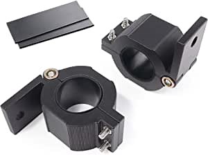 Light Bar Mounts, LED Light Bar Mounting Brackets, Aluminium Tube Clamp Kit Fit on 1.75" 1.5" Bullbars Roof Rack Roll Cage Horizontal Bar Compatible with ATV UTV Truck Boat Off-Road