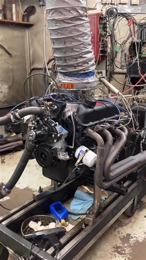 65 289 Ford on the dyno. 218-224 duration .460 lift cam. 9.8 compression, performer intake and 600 quick fuel carb. The heads are 65 closed chamber with 69 351 Windsor valves. 300 hp and 318 trq. | Powerline Performance Machine