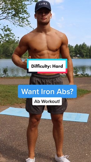 Build up your ab muscles with this challenging ab workout! Calorie deficit to see abs! #fitness #fit #fitnesstips #foryoupage #abs #shredded