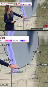 16K views · 177 reactions | Autoridades mantienen advertencias hasta la tarde, con acumulaciones de una a tres pulgadas, visibilidad reducida y carreteras resbaladizas en Cook, DuPage y el noroeste de Indiana. | Telemundo Chicago | Facebook