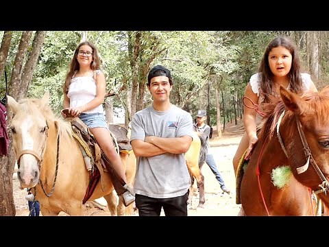 I TOOK MY LITTLE SISTERS HORSEBACK RIDING!!