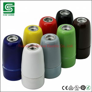 [Hot Item] E14 Vintage Porcelain Lamp Holder Ceramic Lamp Base