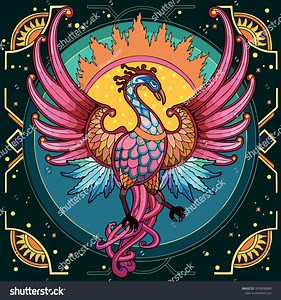 Vector Illustration Mandala Concept Art Bird Stock Vector (Royalty Free) 1876938889 | Shutterstock