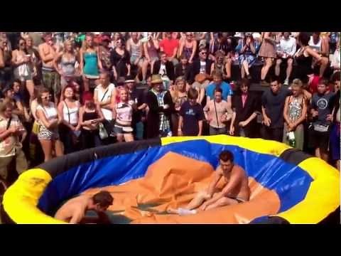 BoomTown 2012, The Bank, Jelly Wrestling Vid 2 Daytona Pudding
