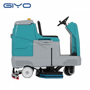 Industrial Electric Floor Scrubber Battery-Powered Riding on Scrubbing Machine for Cleaning