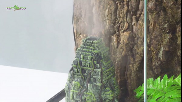 REPTI ZOO Reptile Fogger, Ancient Castle Style Reptile Humidifier for Reptiles, 600ml Humidifiers for Reptiles Amphibians, Can Use for Reptile Decoration