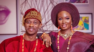 Mo Bimpe celebrates first traditional wedding anniversary with Lateef Adedimeji - QED.NG