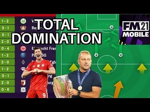 Football manager 2021 mobile Total Domination tactics | 92% Win