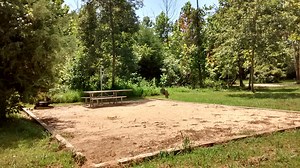 Camping pads at Jones Pond