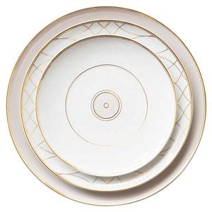 [Hot Item] Dinnerware Factory Supply Brilliant Luxury China Porcelain Plates Set