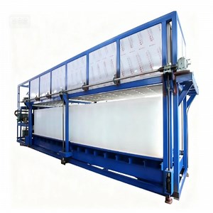Commercial Large Cube Ice Machine Stainless Steel Body Large Ice Storage Ice Machine