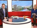 BBC Breakfast sofa messy as Louise Minchin and Dan Walker front show
