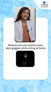 Think you need goggles indoors post-cataract surgery? Think again! Use them outdoors to shield from dust.  ️ For more tips on eye care, follow us and stay informed! ️ #visioneyecentre #cataract #cataractsurgery #cataractsurgeon #eyetreatment #mythbusted | Vision Eye Centre | Facebook