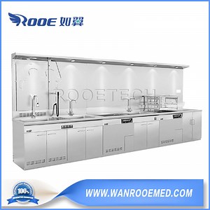 [Hot Item] CSSD 가구 병원 세척 작업대 내시경 청소 싱크대 투명 리프팅 방패