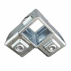 [Hot Item] 3 Way Side Outlet Tee Square Key Clamp for 40mm Box Section