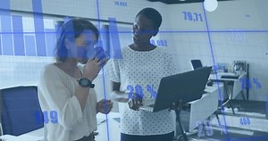 Business Data Analysis Animation Over Two Stock Footage Video (100% Royalty-free) 3585579067 | Shutterstock