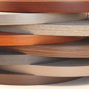 [Hot Item] 2mm PVC Wood Grain Flexible Edge Banding Trim Tape Belt Strip Plastic Cabinet Design Edge Band