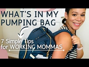How to Pack a Pumping Bag | Tips for WORKING MOMS | Medela Pump In Style
