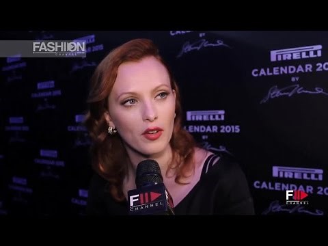 KAREN ELSON Interview PIRELLI CALENDAR 2015 by Fashion Channel