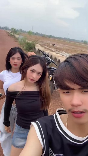 Casual Walk in the Countryside with Friends