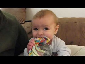 Baby's reactions to solid food