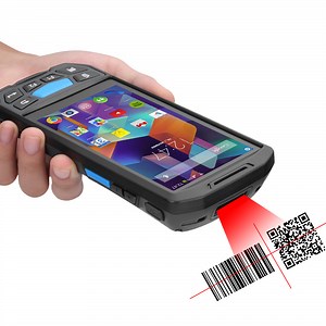 [Hot Item] Portable Industrial Android PDA RFID Reader Barcode Scanner with Display