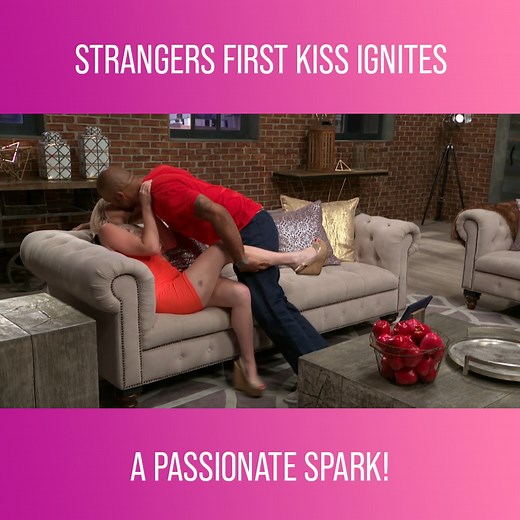 Strangers First Kiss Leads To A Passionate Moment | Love At First Kiss