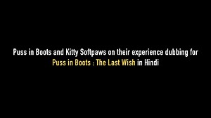 Catch Uday Sabnis & Malvika Shivpuri’s voice as Puss and Kitty Softpaws in #PussinBoots2 in Hindi. Releasing in cinemas January 20. #PussInBoots #TheLastWish #AntonioBanderas #SalmaHayek #FlorencePugh #HarveyGuillen #PussInBootsHindi #HindiDubbed #DubArtist #UniversalPicturesIndia #UniversalPictures | Universal Pictures