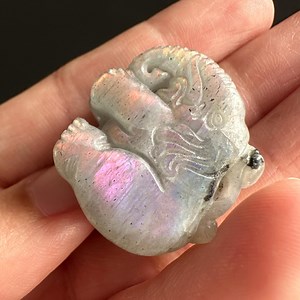 Mini Labradorite Elephant Pocket Stone Carving! Self Standing - Etsy Canada