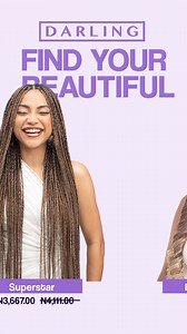 Your fashion-forward transformation starts now! Discover your next look with Darling, now at affordable prices. Which style are you going for? Shop now - https://thedivashop.ng/collections/darling #DarlingNigeria #Shop #Sale #HairGoals | Darling