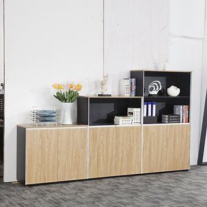 [Hot Item] Cheap Wooden Office Furniture File Cabinets Filing Storage with Locker