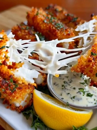 Crispy Baked Fish Sticks with Tartar Sauce | The Recipe Room